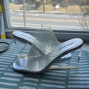Summer fancy clear shoe
